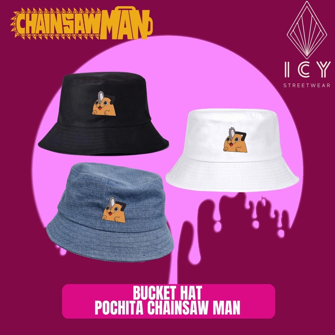 BUCKET HAT BORDADO POCHITA CHAINSAW MAN