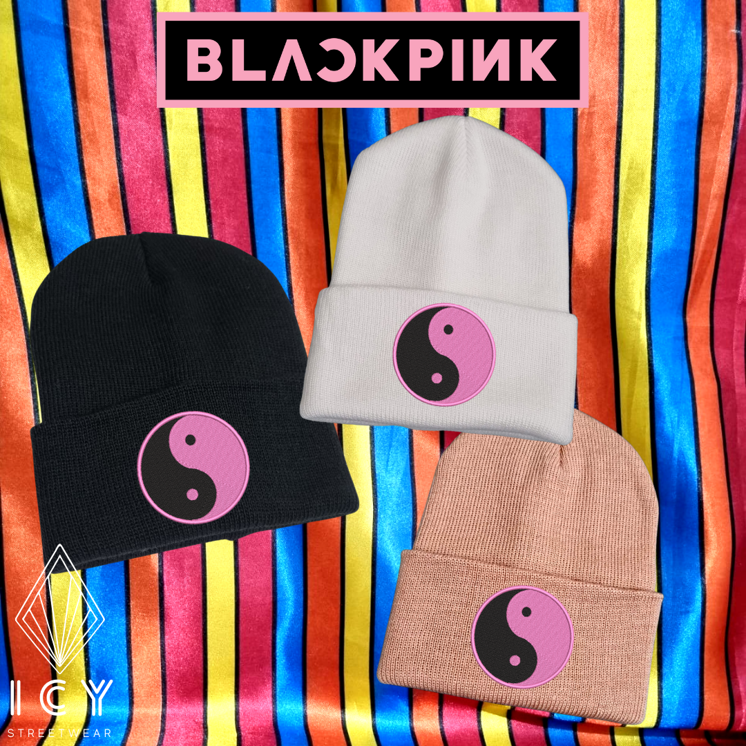 YINGYANG - BLACK PINK - GORRO BORDADO