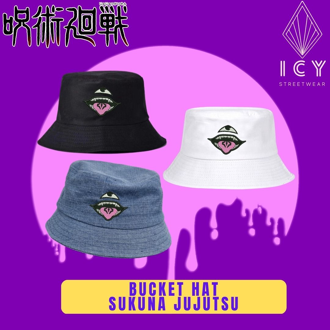 BUCKET HAT BORDADO SUKUNA JUJUTSU KAISEN