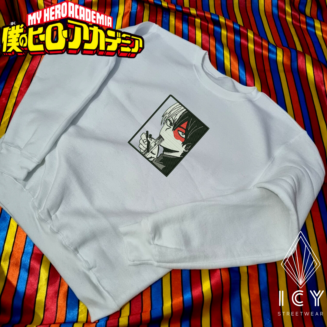 TODOROKI SHOTO  - MY HERO ACADEMIA - SUDADERA BORDADA
