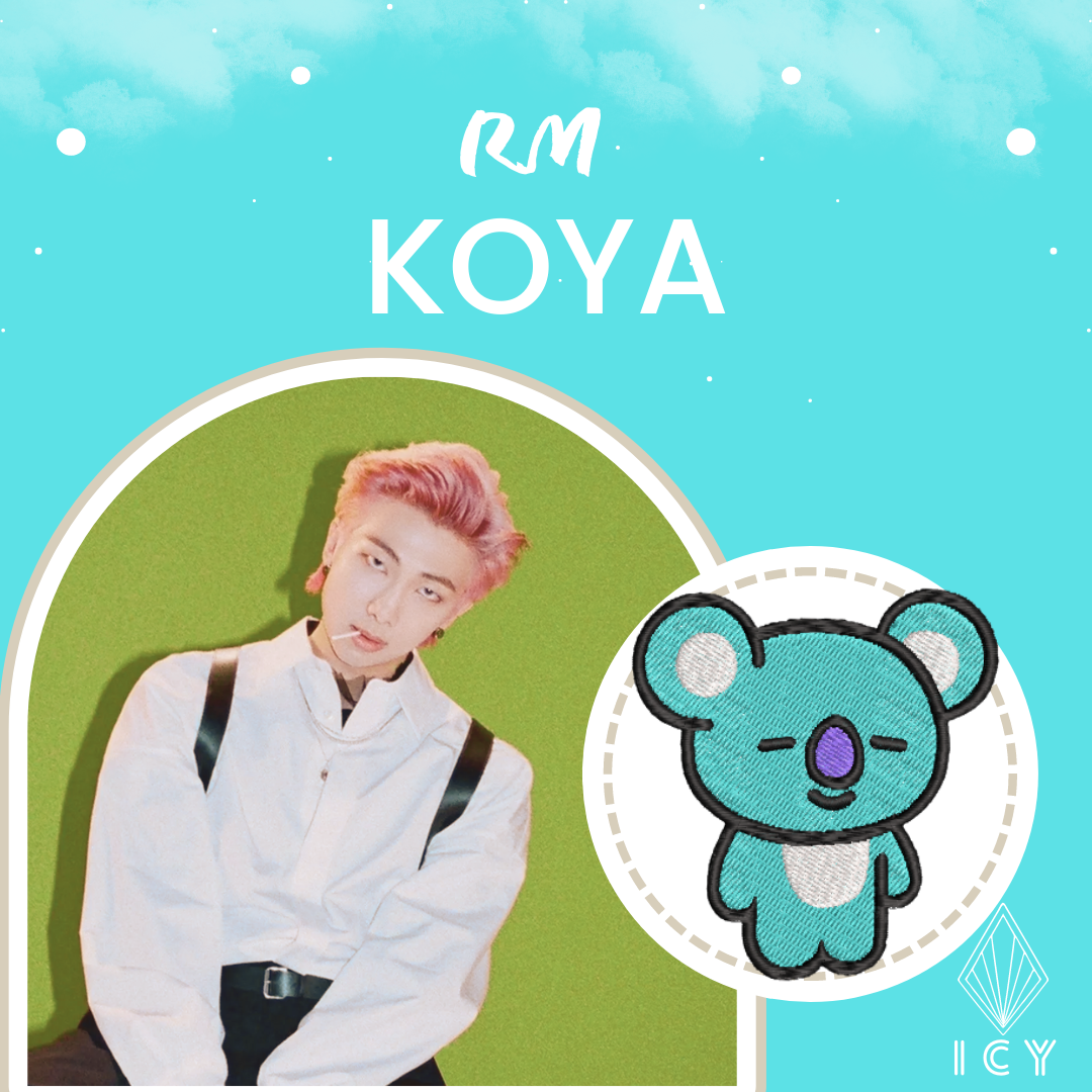 KOYA PARCHE BORDADO - BTS
